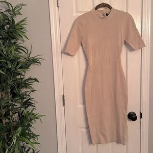 Hera collection backless cross cross tie tight fitting dress NWT S